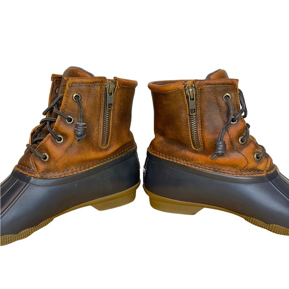 Sperry Saltwater Leather Upper Water Resistant Women’s Duck Boots Size 9 - Picture 5 of 10